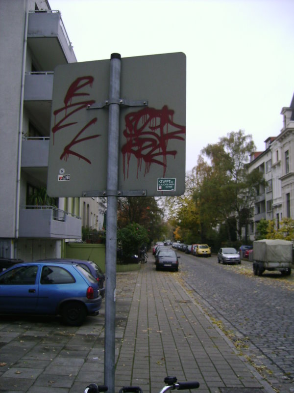 Viertel - Bismarckstr - Schild1