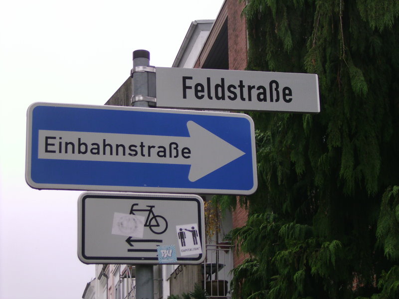 Viertel - Feldstr - Schild1